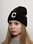 Шапка 47 BRAND арт. B-HYMKR08ACE-BK Cleveland Indians MLB (черный)